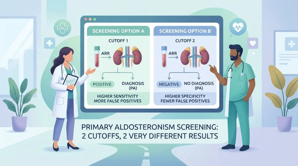 Primary Aldosteronism Screening: 2 Cutoffs, 2 Very Different Results